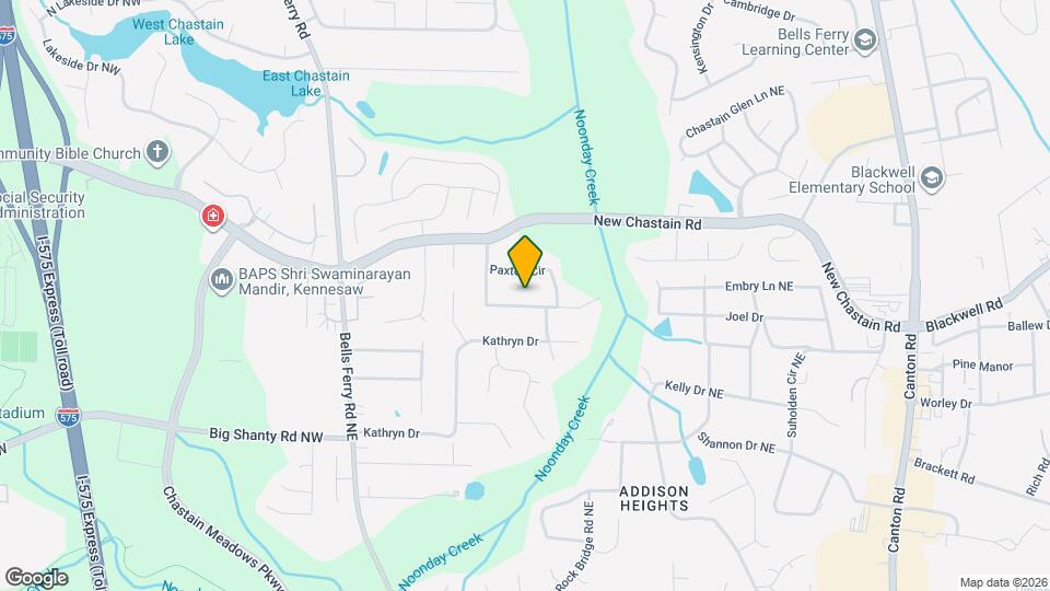 281 Sumter Dr NE Map and Location Details