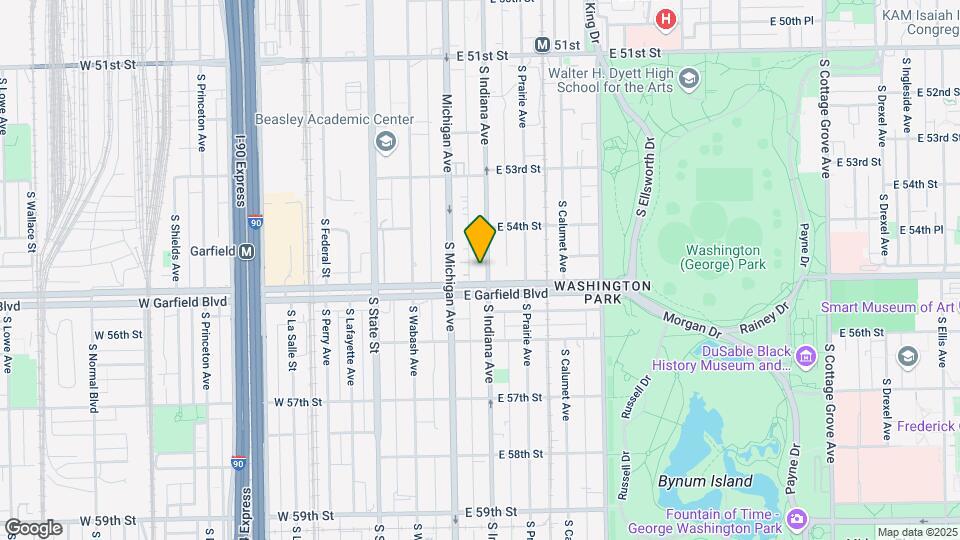 5444-5446 S Indiana Ave Mapa y Detalles de la Ubicación