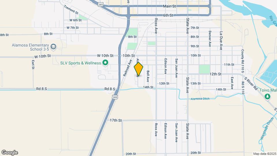 1200 Alamosa Ave Map and Location Details
