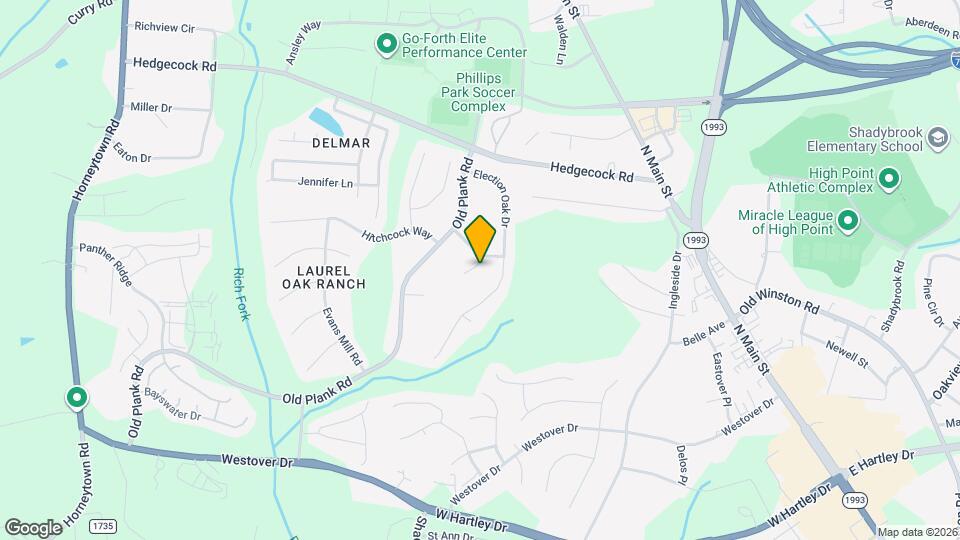 5912 Mineral Springs Ct Mapa y Detalles de la Ubicación