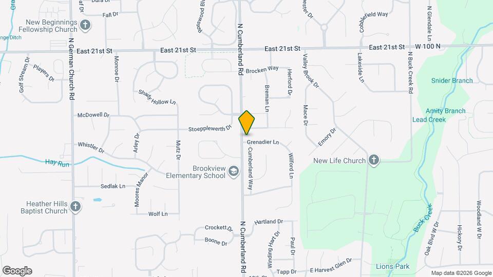11704 Grenadier Ln, Unit Unit 3 Map and Location Details