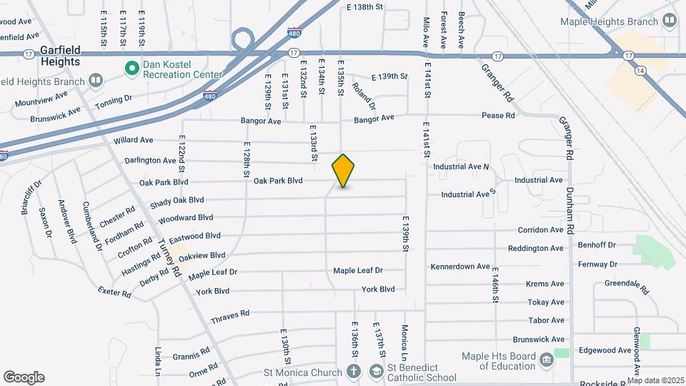 13583 Shady Oak Blvd Map and Location Details