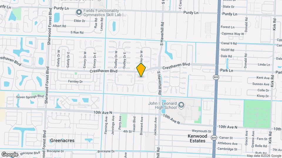 2864 Crosley Dr E Map and Location Details