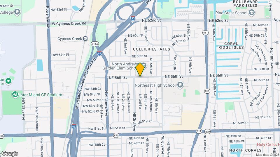 340 NE 56th St Map and Location Details