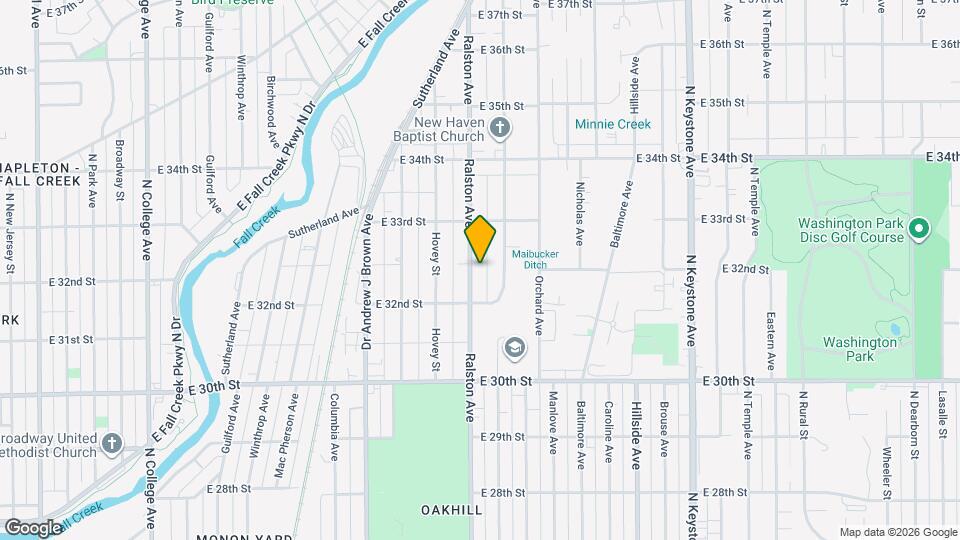 3233 Ralston Ave Map and Location Details