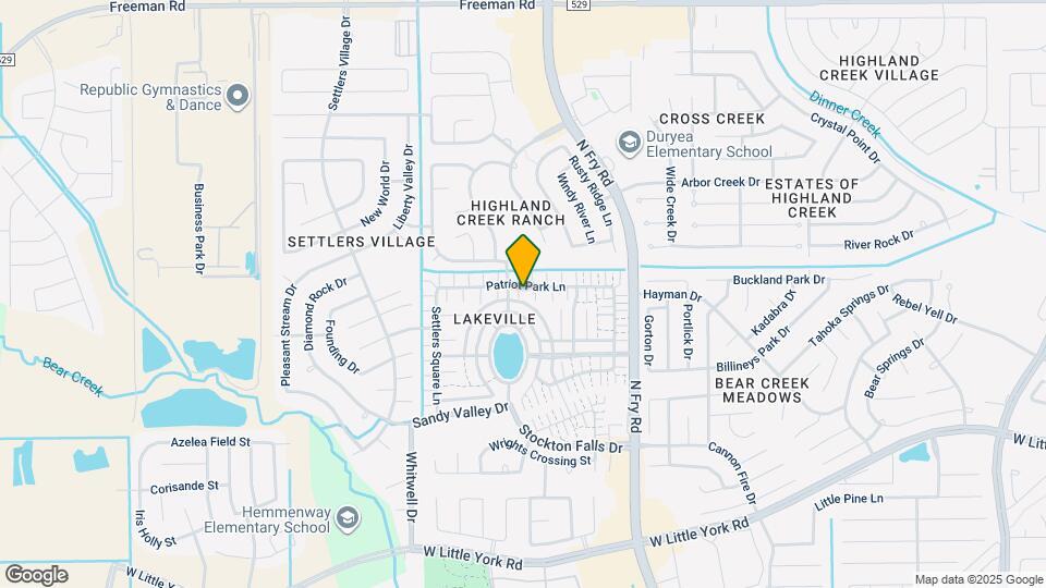 20721 Patriot Park Ln Map and Location Details