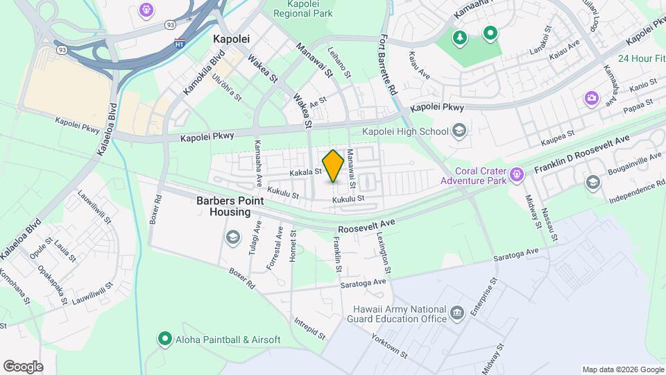 540 Manawai St Map and Location Details