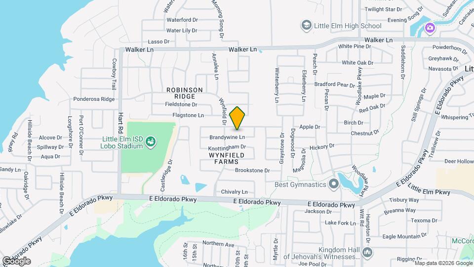 1551 Brandywine Ln Map and Location Details