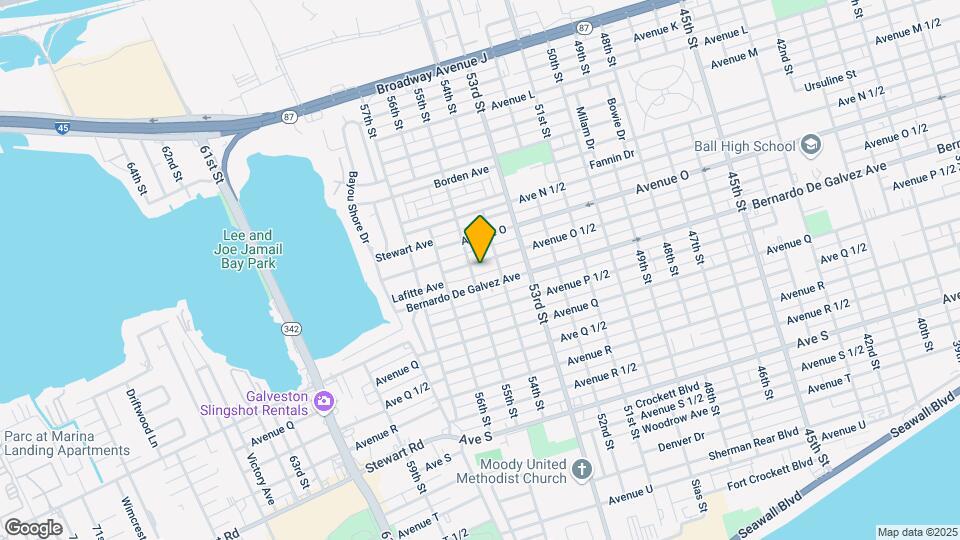 5421 Avenue O 1/2-Unit -R1 Map and Location Details