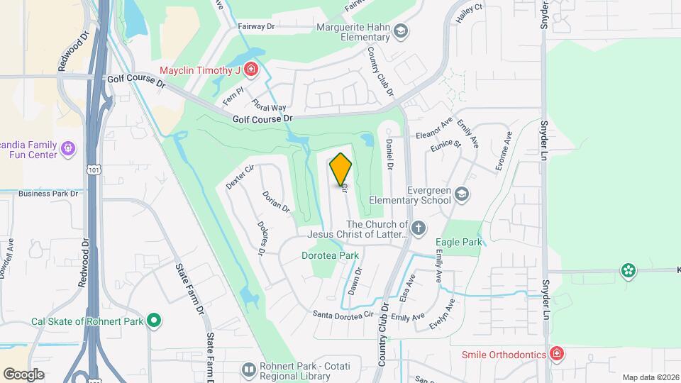 5705 Davis Cir Map and Location Details