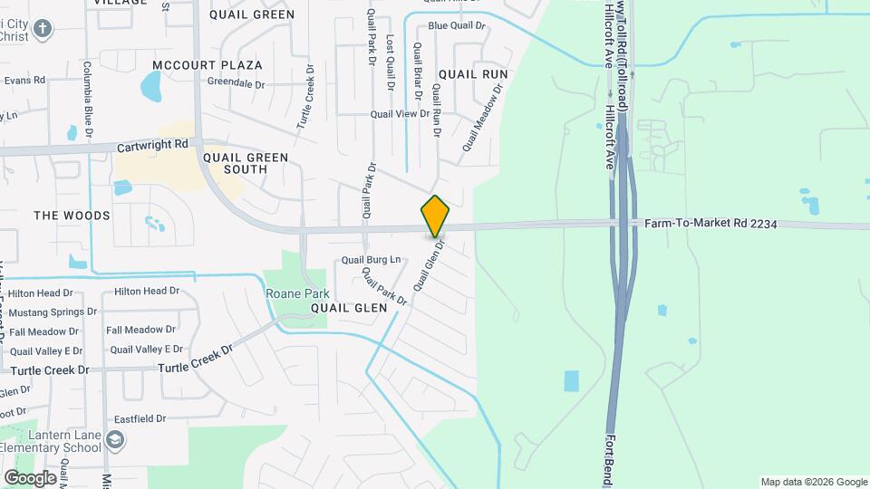 16910 Quail Glen Dr Map and Location Details