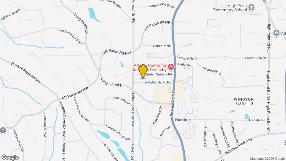 42 W Belle Isle Rd NE Mapa y Detalles de la Ubicación