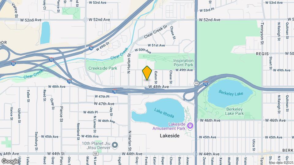 4821 Fenton St Map and Location Details