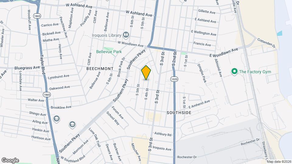 4830 S 4th St Map and Location Details