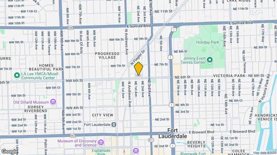 115 NE 6th St Mapa y Detalles de la Ubicación