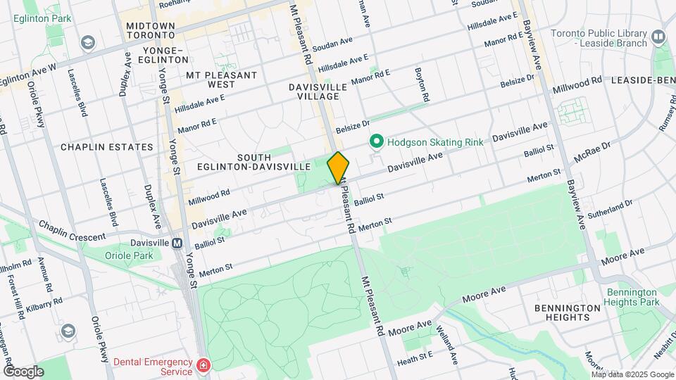 245-LP245 Davisville Ave Map and Location Details