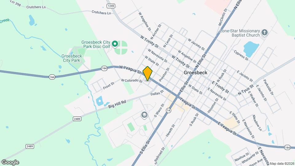 701 W Colorado St Map and Location Details