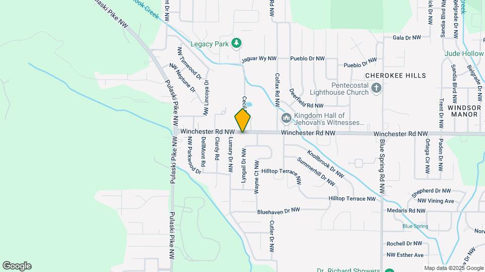 3007 Winchester Rd NW Map and Location Details