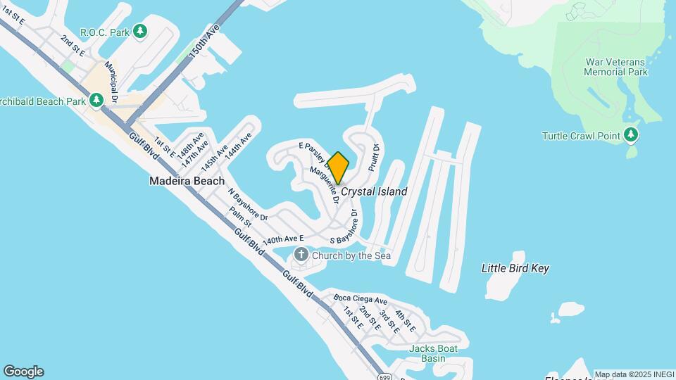 Madeira Beach Triplex Map and Location Details