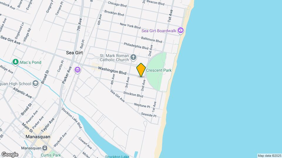 204 Washington Blvd Map and Location Details