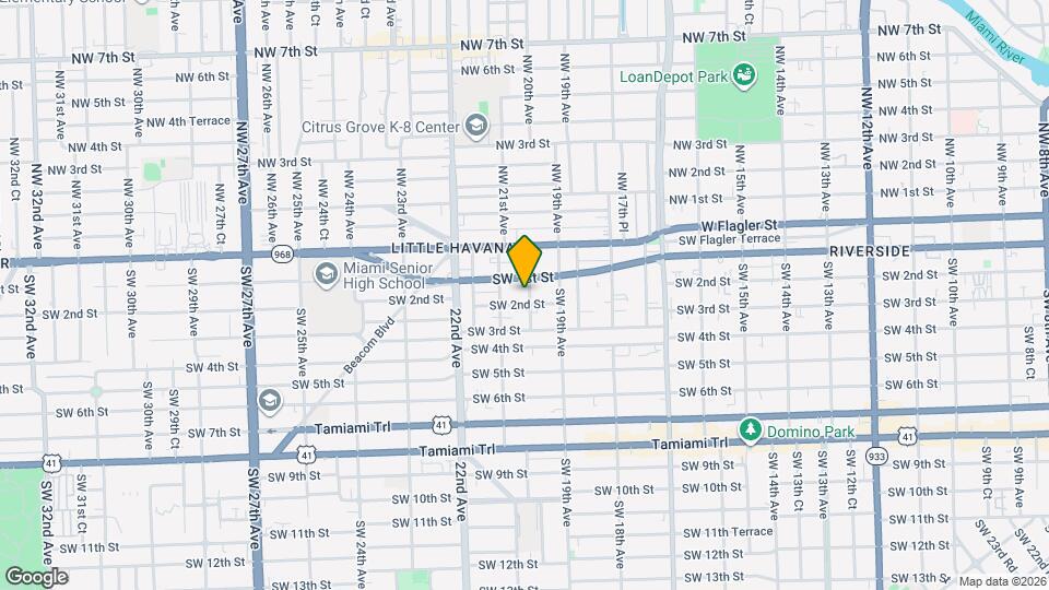 132 SW 20th Ave Map and Location Details