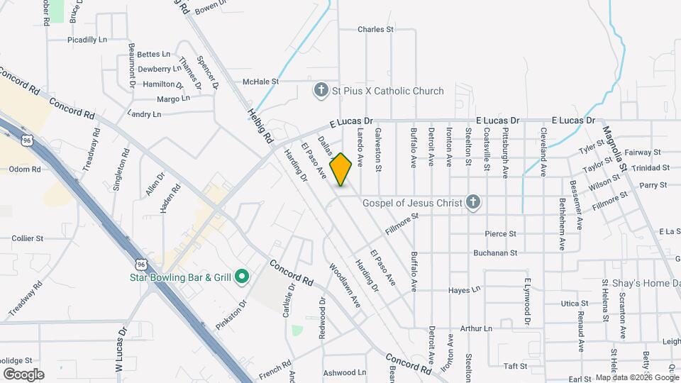 4510 El Paso Ave Mapa y Detalles de la Ubicación