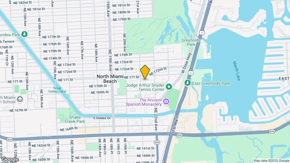 2115 NE 170th St Map and Location Details