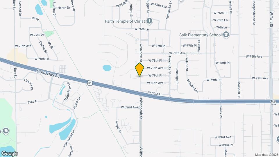 7932 Whitcomb St Map and Location Details