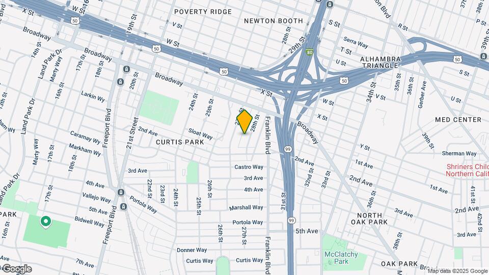 2618 28th St Map and Location Details