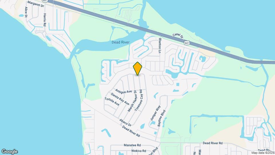 4460 Treasure Cay Rd Map and Location Details