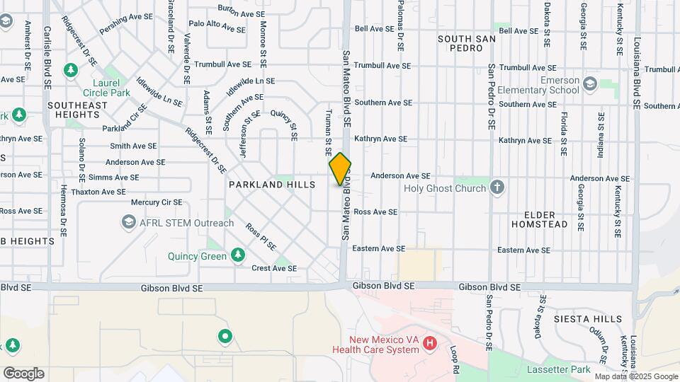 1221-1225 San Mateo Blvd SE Map and Location Details