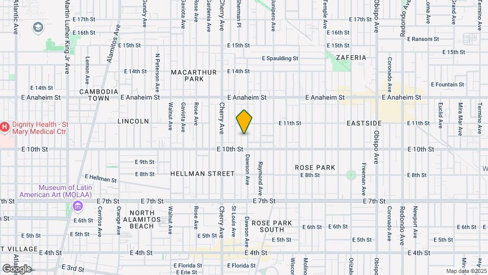 1041 Dawson Ave Mapa y Detalles de la Ubicación