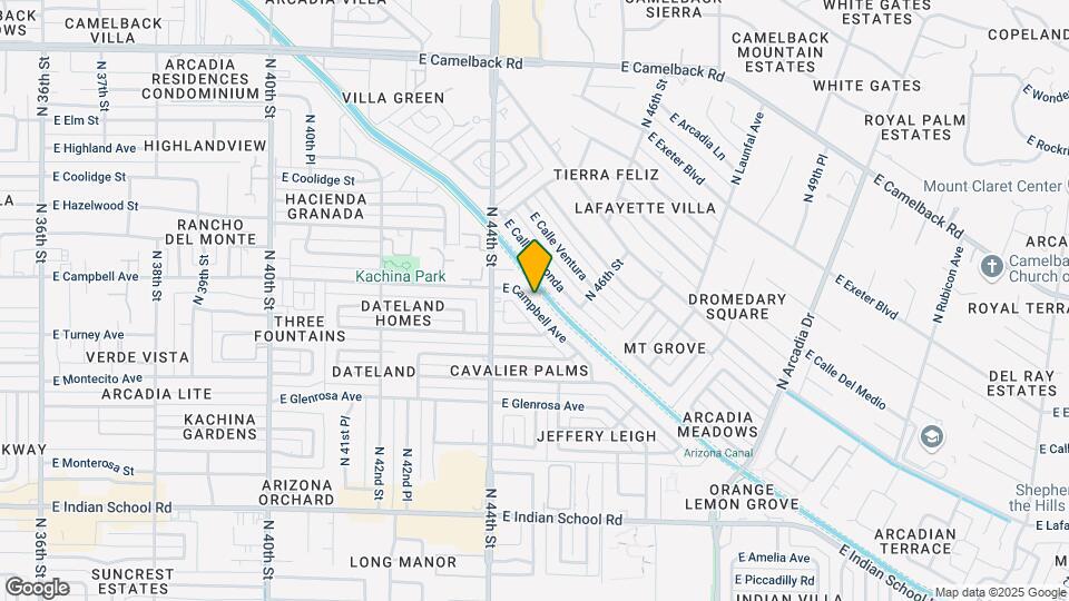 4440 E Campbell Ave Map and Location Details