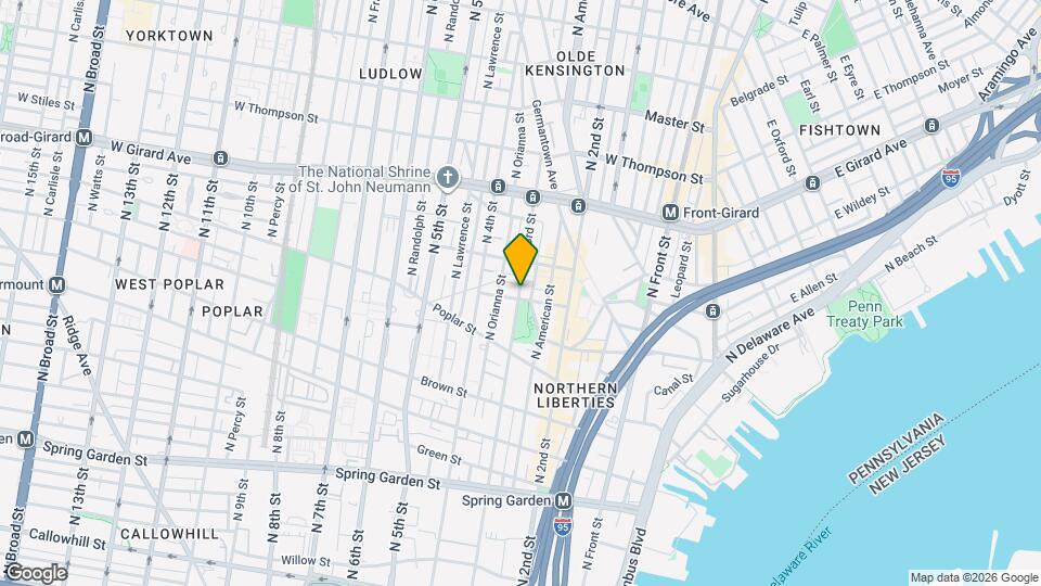 1007 N 3rd St Map and Location Details