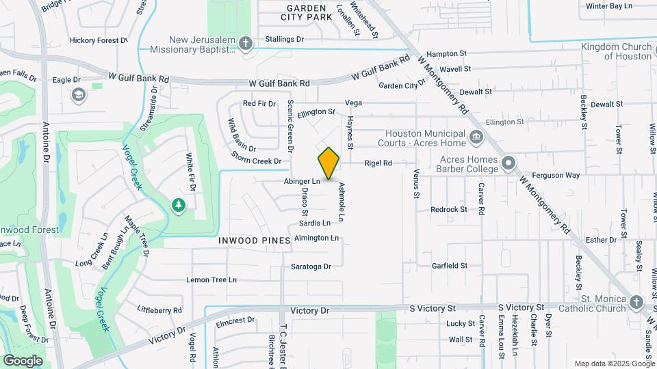 3423 Abinger Ln Map and Location Details