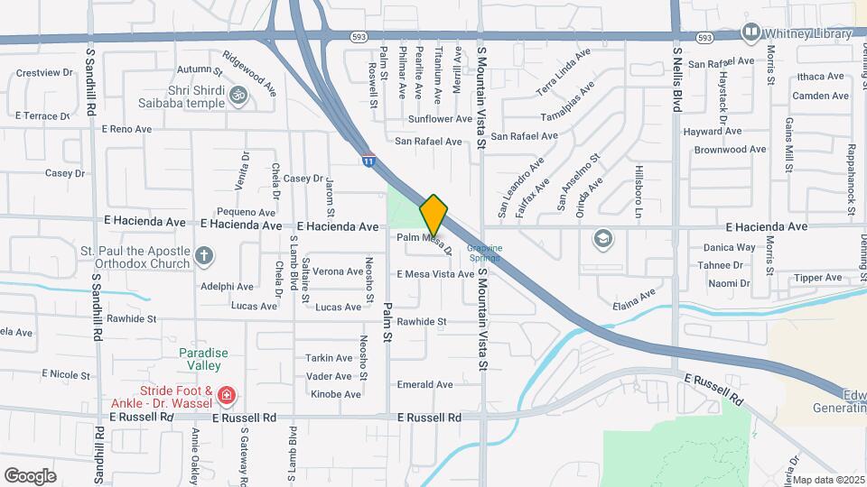 4509 Palm Mesa Dr, Unit master bedroom Map and Location Details