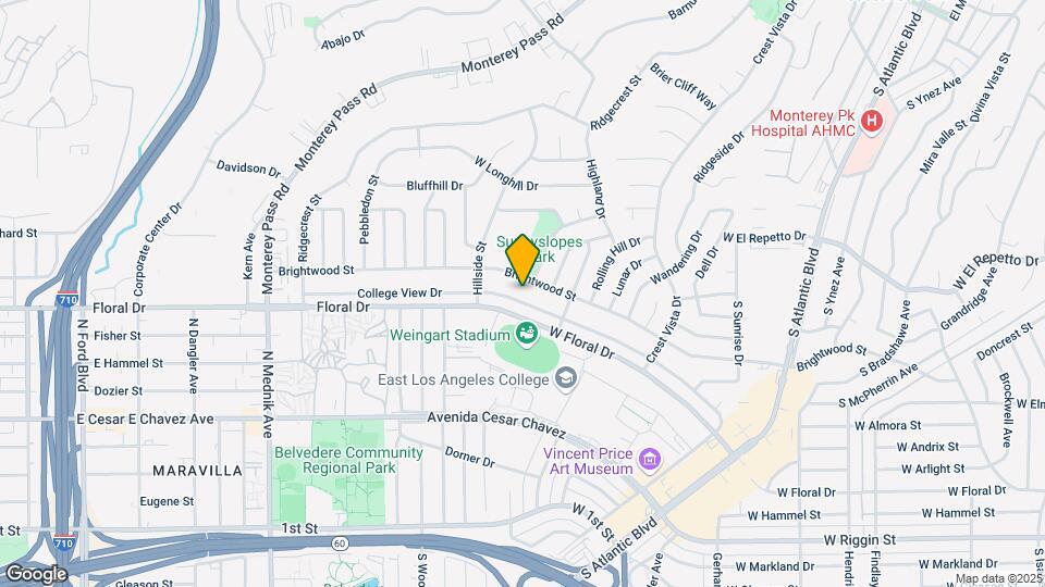 1661 College View Dr Map and Location Details