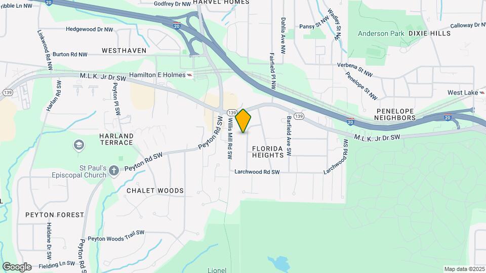 209 Silver Springs Cir SW Map and Location Details
