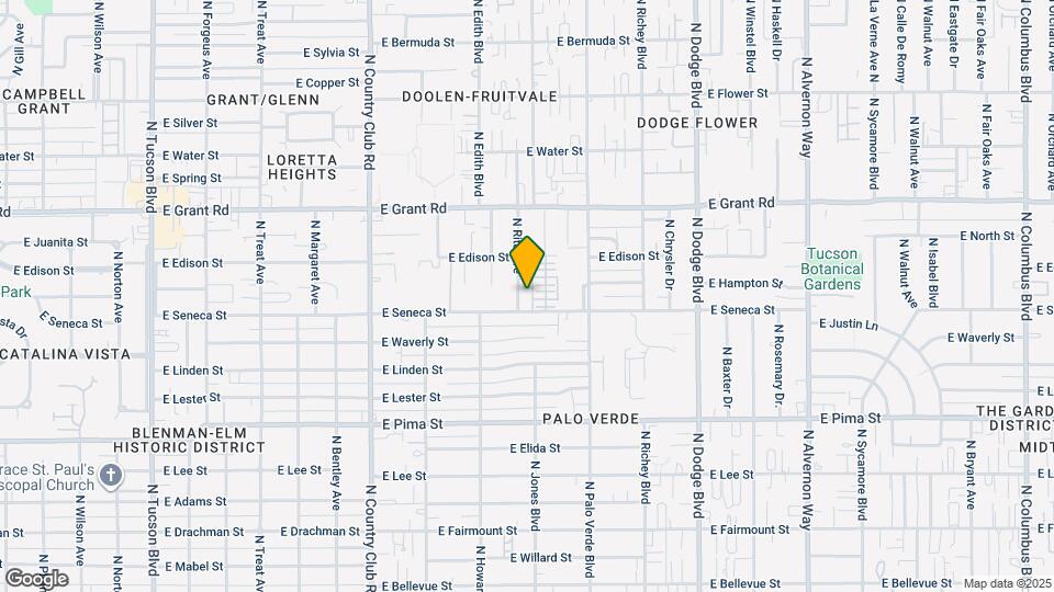 2118 N Rita Ave Map and Location Details