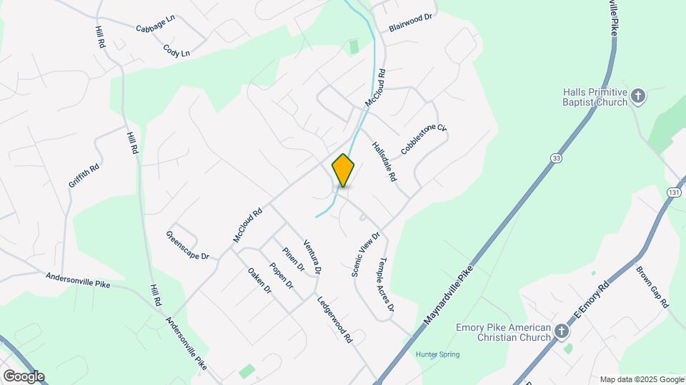 7800 Temple Acres Dr Map and Location Details
