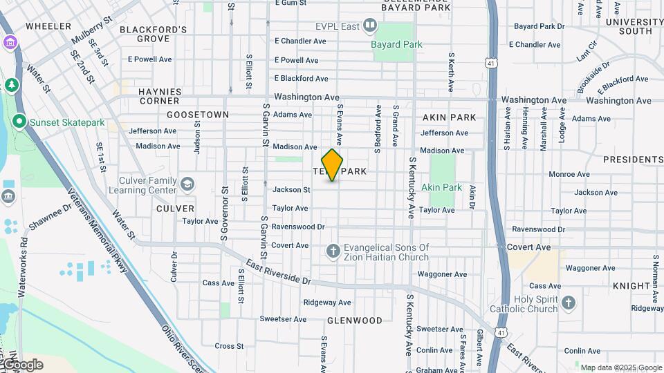 726 Jackson Ave Map and Location Details