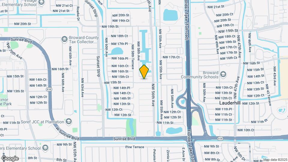 5701 NW 15th St Map and Location Details