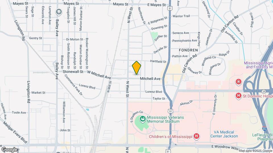 232 Mitchell Ave Map and Location Details