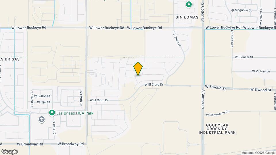 3463 S 175th Dr Map and Location Details