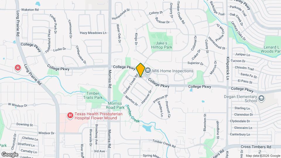 1821 Kingston Ln Map and Location Details