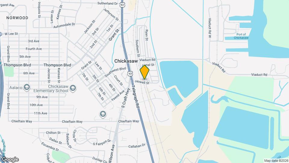 1 Southern St Map and Location Details