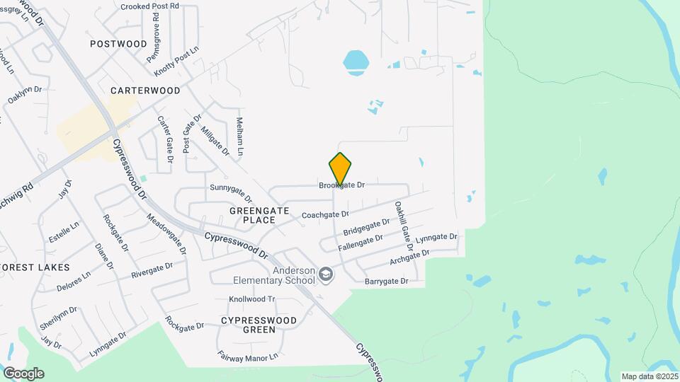 6406 Brookgate Dr Map and Location Details