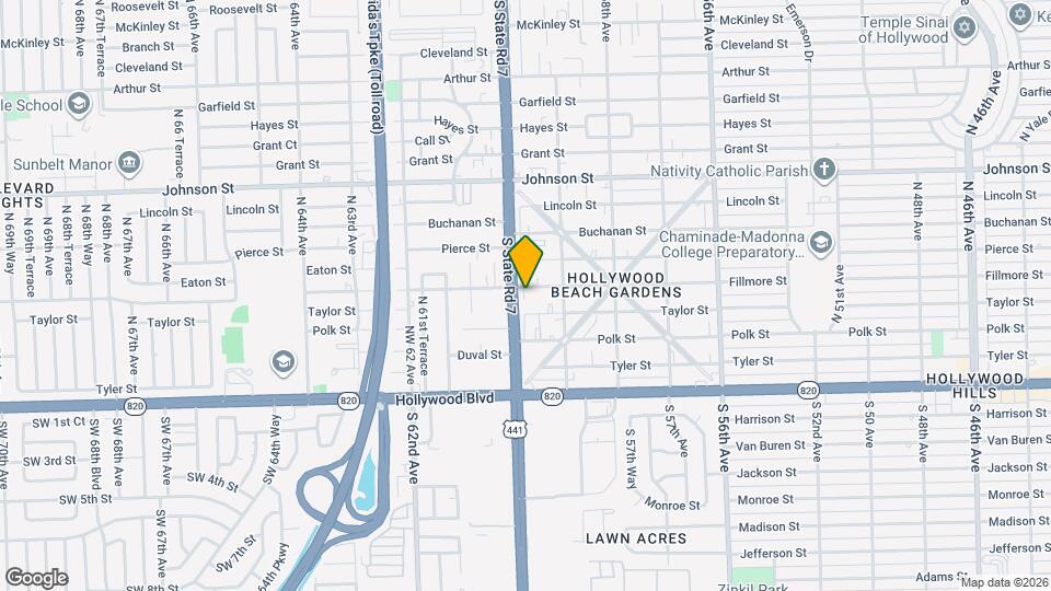 5936 Fillmore St Map and Location Details