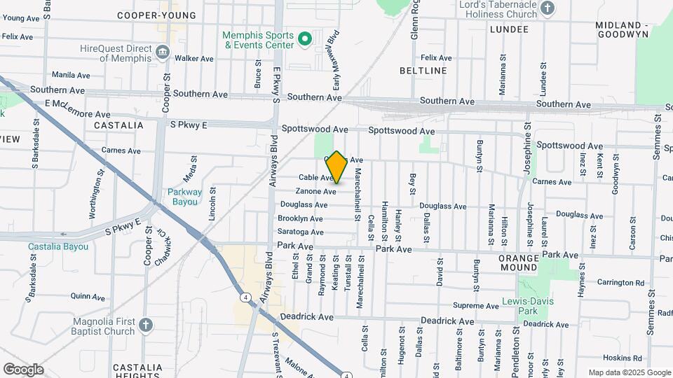 2442 Zanone Ave Map and Location Details