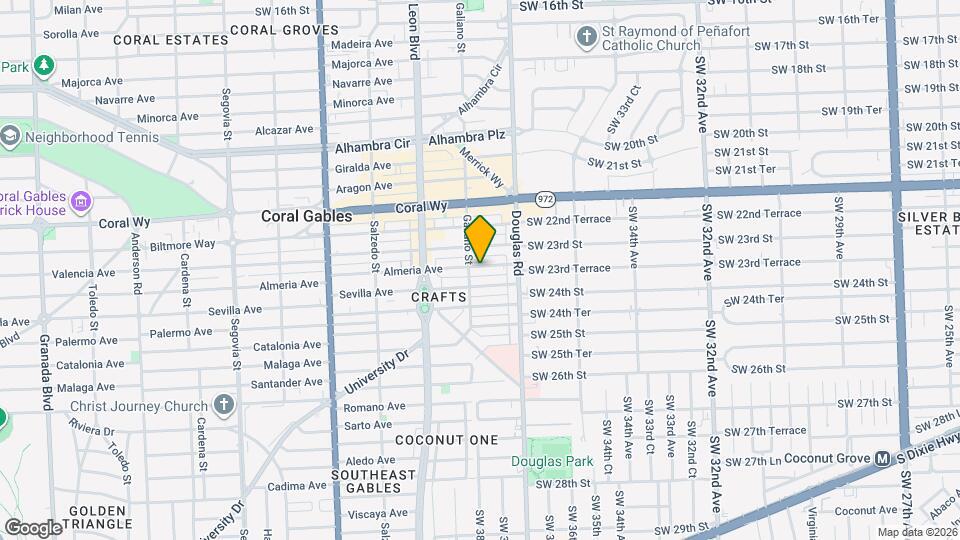 40 Almeria Ave Map and Location Details